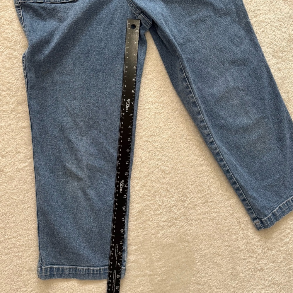 Hannah Stretch Mid Rise Denim Capri Jeans Size 6 - Picture 7 of 7